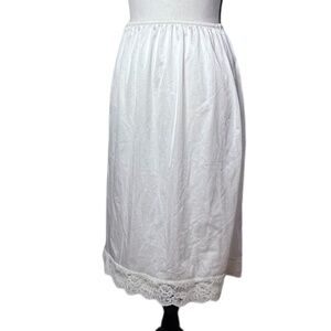 White Lace Hem Half Slip - Women’s Intimates